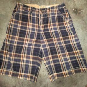 EUC, Men's Vintage Plaid Shorts, Size 34